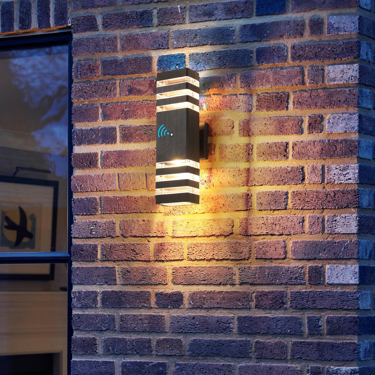 6 Pack Dusk to Dawn Outdoor Light Fixture,14W IP65 3000K 1100LM Warm White,Exterior Lights for House, Up and Down Outdoor Sconce Lights, Aluminum Outdoor Lights for House Porch Garage