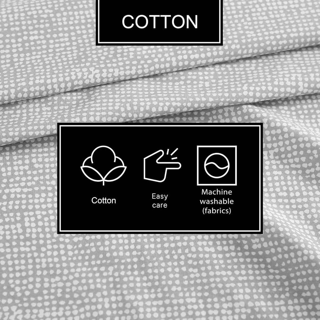 Marimekko - Full Sheet Set, Premium Cotton Percale Bedding Set with Matching Shams, Lightweight & Breathable Bed Essentials (Orkanen Grey, Full)