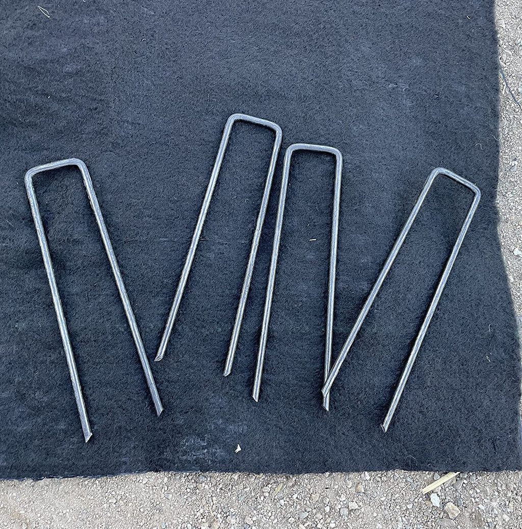 Sandbaggy 6 inch Landscape Sod Staples (8 Gauge Steel) | Great for Hard & Rocky Soil | 40% Thicker Than Standard 11 Gauge | Trusted by Farmers & Contractors Across USA (8000 Staples)