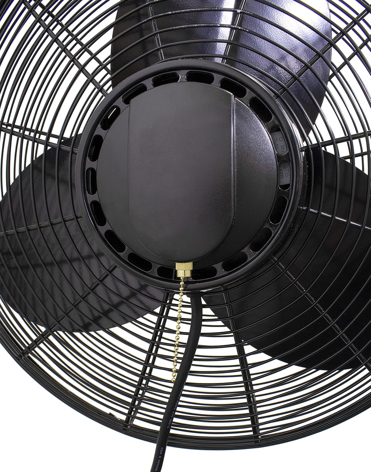 Air King 9320 20-Inch 1/6-Horsepower Industrial Grade Ceiling Mount Fan with 3,670-CFM, Black Finish