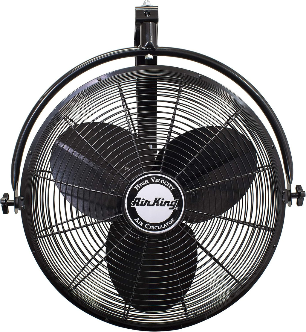 Air King 9020 1/6 HP Industrial Grade Wall Mount Fan, 20-Inch,Black