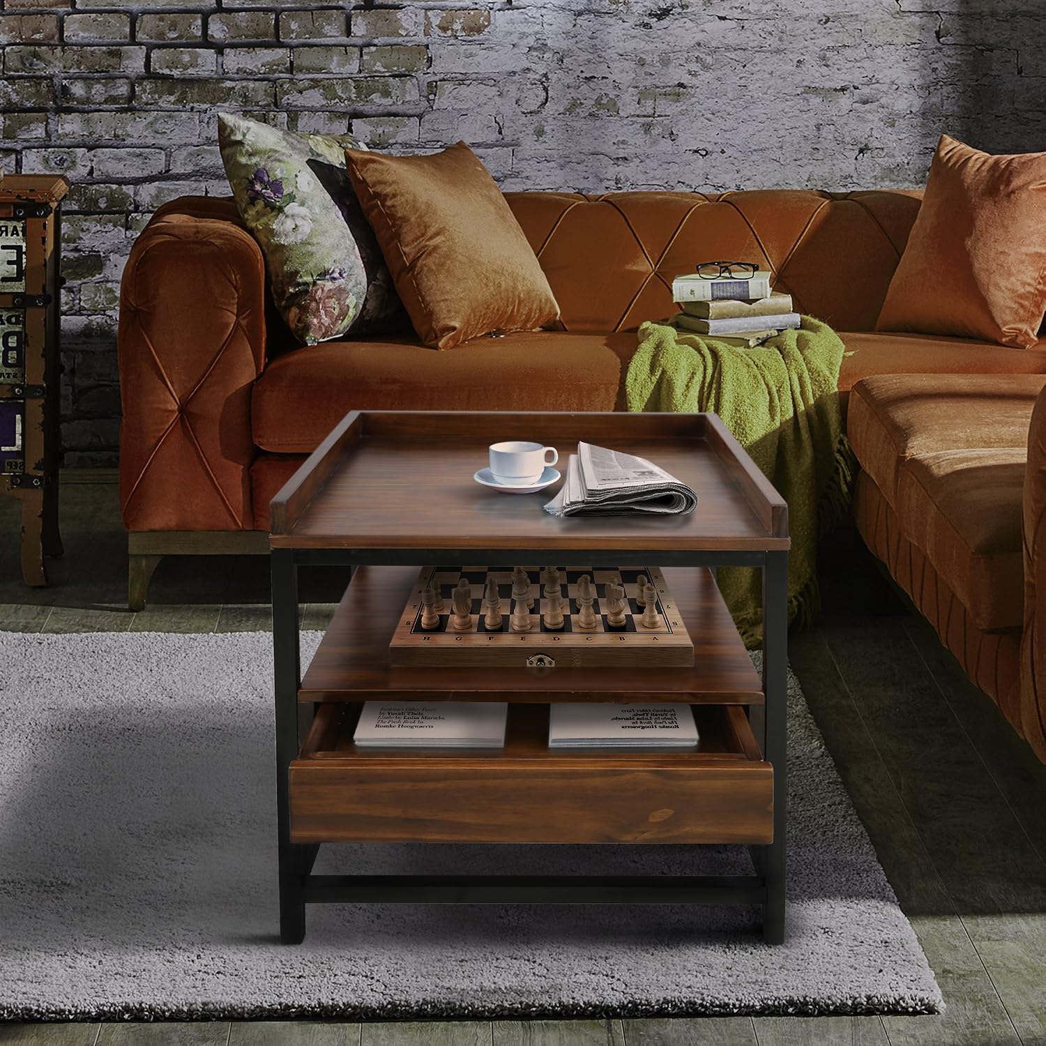 Casual Home Horizon End Table with Drawer