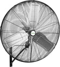 hykolity 30 in. High Velocity Industrial Wall Fan, 9500 CFM 3-Speed Wall Mount Oscillating Fan, Heavy Duty Shop fan for Garage, Warehouse, Workshops, Commercial and Factory, UL Listed