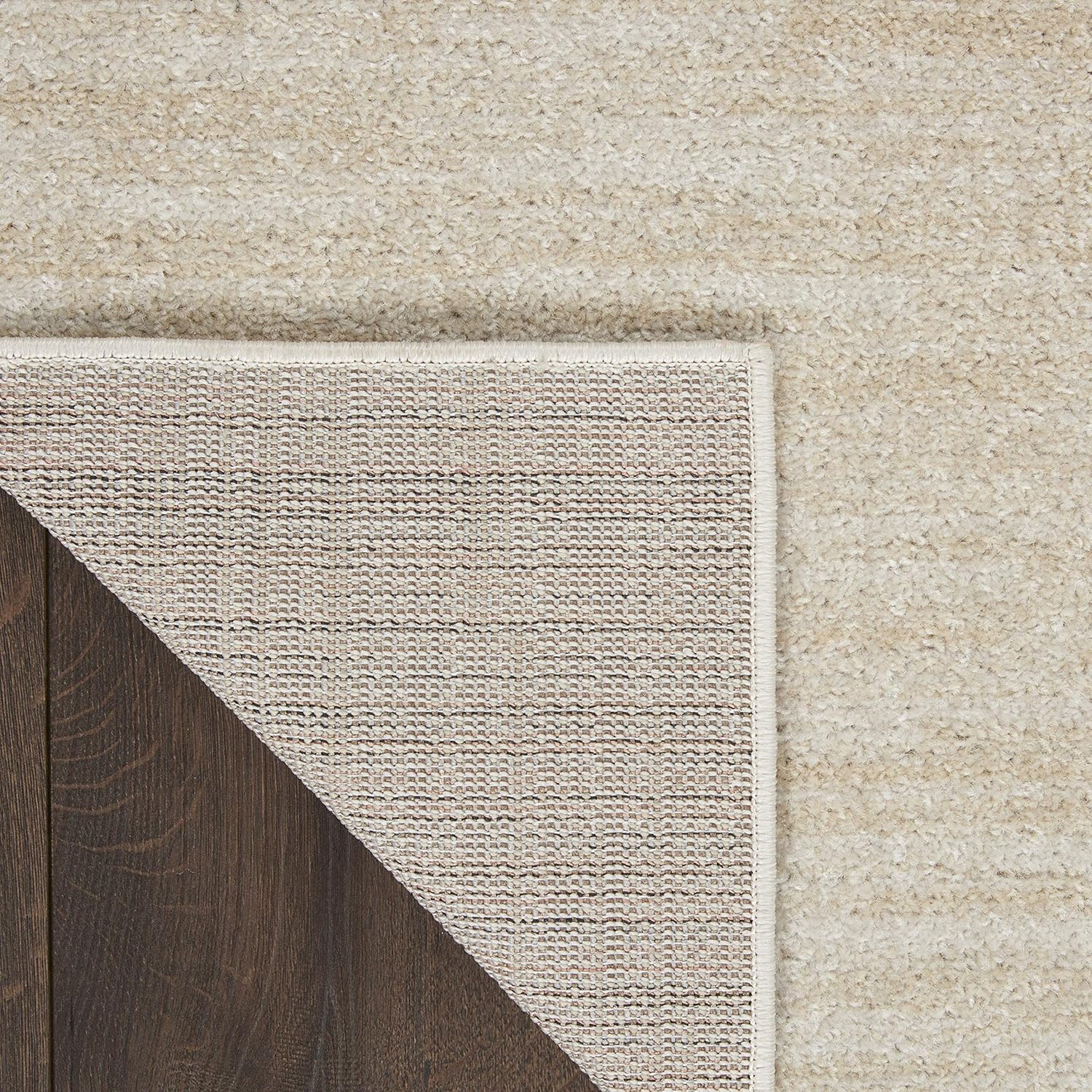 Nourison Home Nourison Essentials Ivory Beige 9' x 12' Area Rug - Easy Clean, Non Shedding, Bed Room, Living Room, Dining Room, Kitchen (9' x 12')