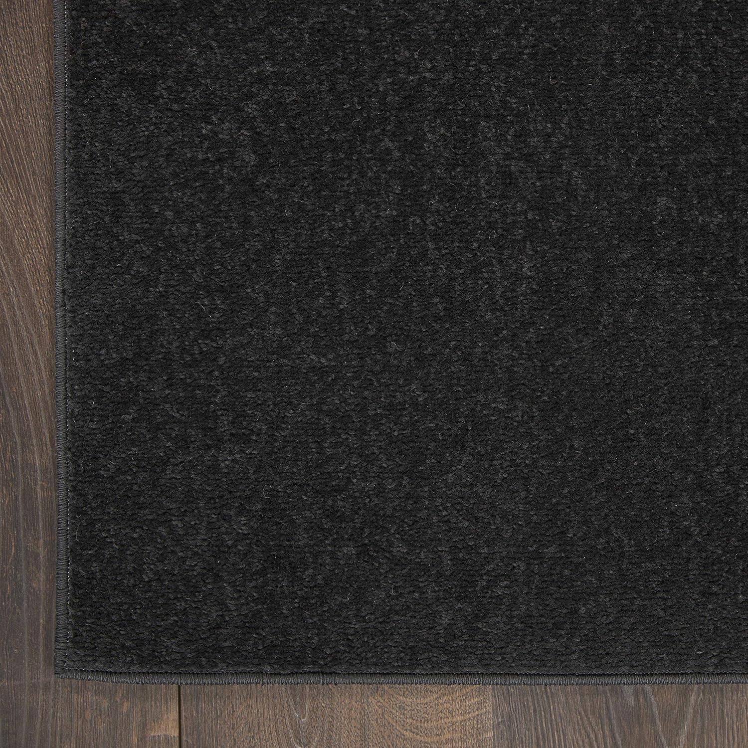 Nourison Essentials 12' x 15' Black Fabric Outdoor Area Rug (12' x 15')