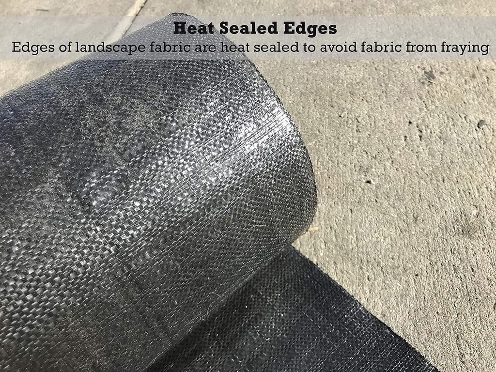 Sandbaggy Landscape Fabric Kit - Includes 3 ft by 300 ft Fabric + 200 Landscape Staples - Trusted by Farmers Across The US