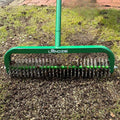 Landzie Overseeder - Rotary Cultivator Overseed Tool – Cuts Precise Channels in Soil to Improve Seed-to-Soil Contact and Boost Grass Seed Germination – Ideal for Reseeding and Soil Prep of your Greens