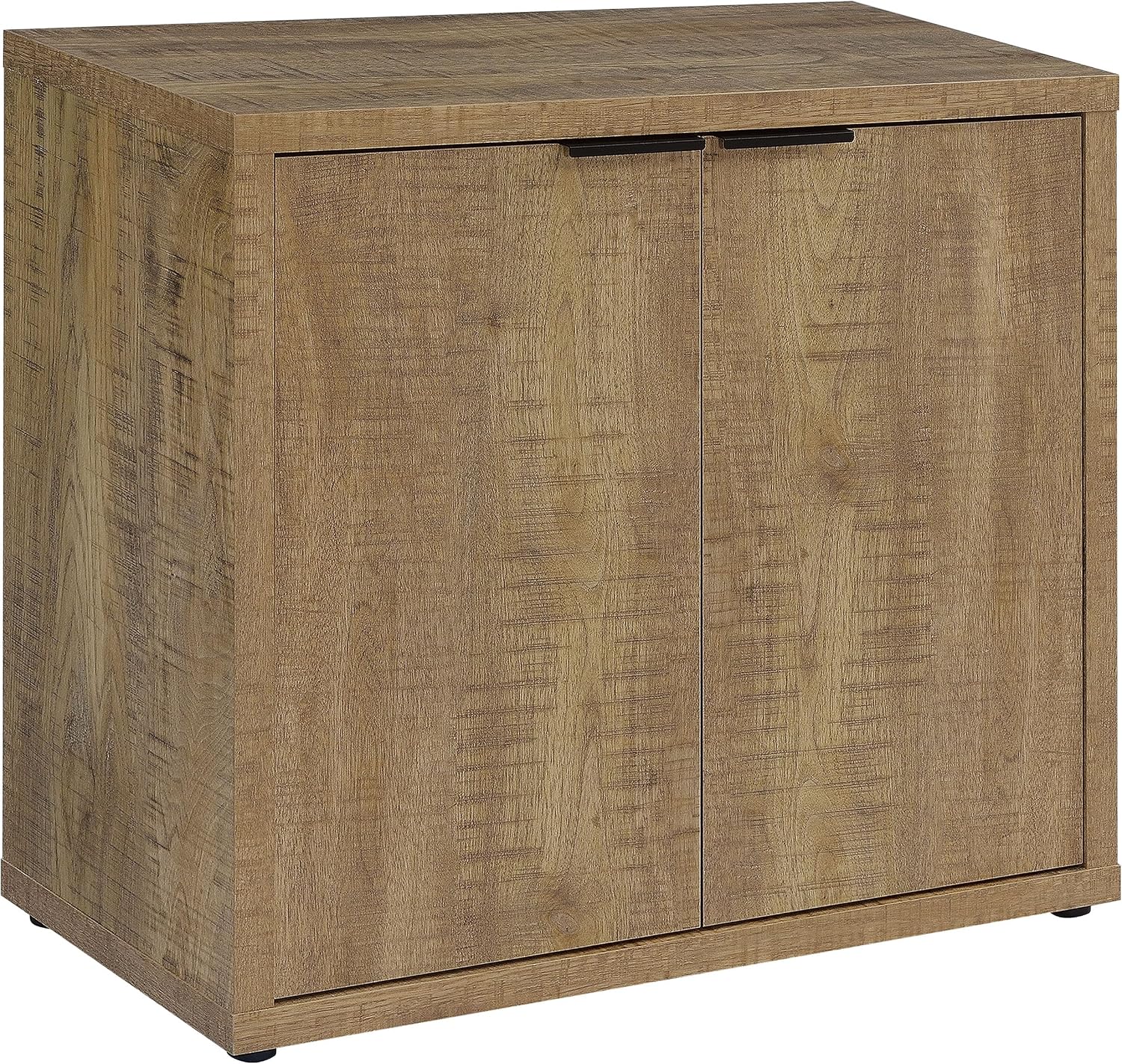Coaster Home Furnishings - Pepita - 2-Door Engineered Wood Accent Cabinet with Farmhouse Style, Adjustable Shelves - Living Room, Entryway & Home Kitchen - Mango Brown - 950394