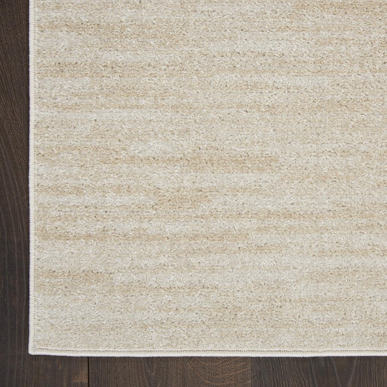 Nourison Home Nourison Essentials Ivory Beige 9' x 12' Area Rug - Easy Clean, Non Shedding, Bed Room, Living Room, Dining Room, Kitchen (9' x 12')