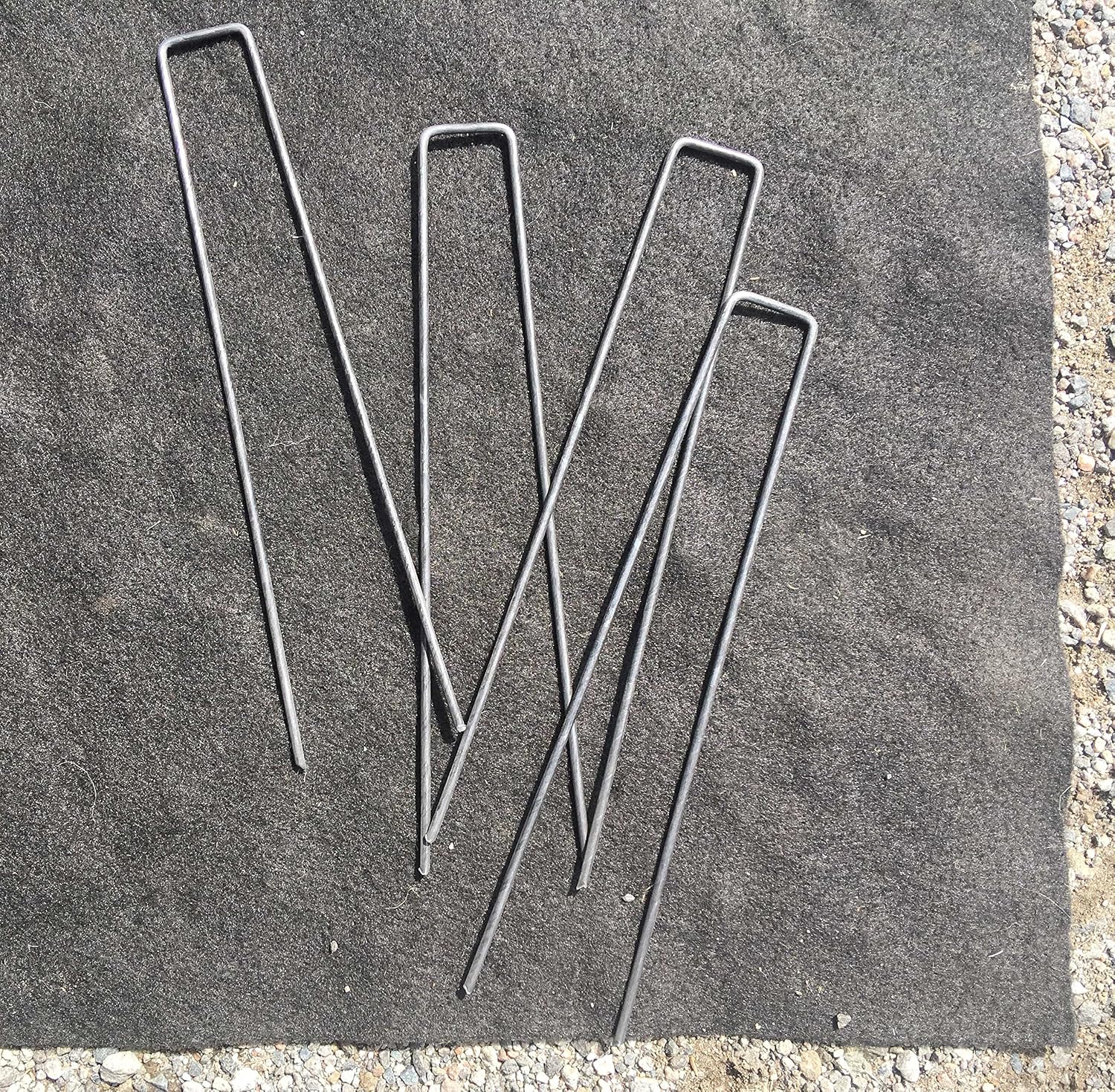 Sandbaggy Landscape Staples 9 Inch Extra Long (11 Gauge) ~ Fabric Pins Garden Lawn Heavy Duty - Fence Anchors - Great for Soft Sandy Soil - Trusted by Farmers & Contractors Across USA (1,000 Staples)